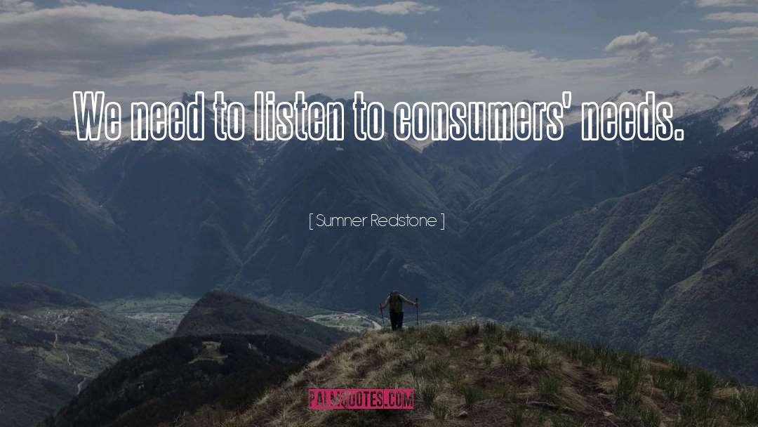 Sumner Redstone Quotes: We need to listen to