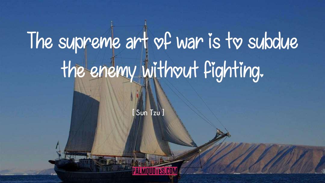 Sun Tzu Quotes: The supreme art of war