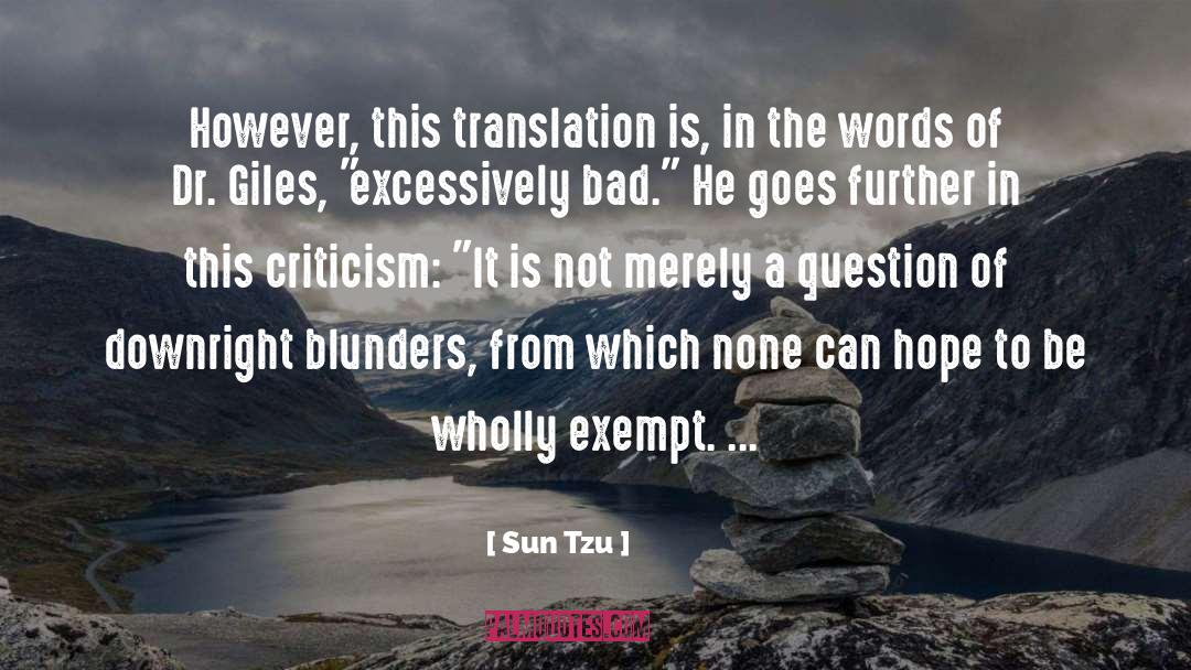 Sun Tzu Quotes: However, this translation is, in