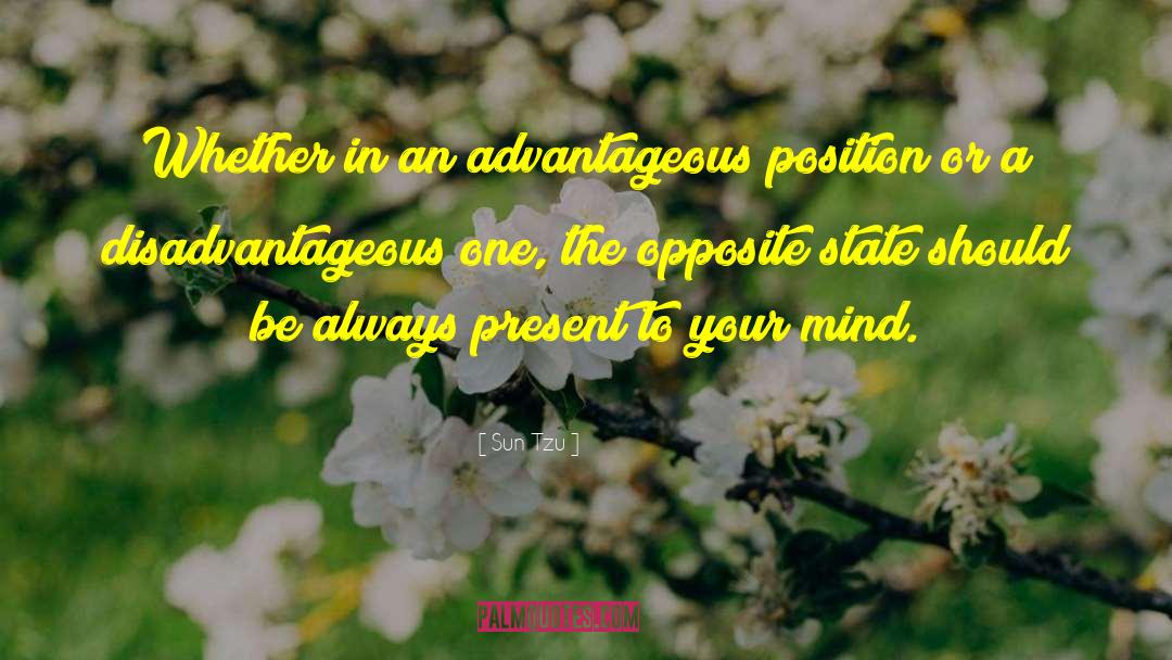 Sun Tzu Quotes: Whether in an advantageous position