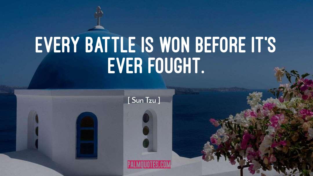 Sun Tzu Quotes: Every battle is won before