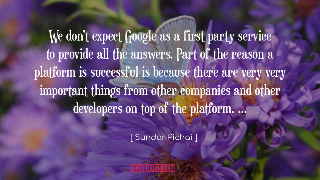 Sundar Pichai Quotes: We don't expect Google as