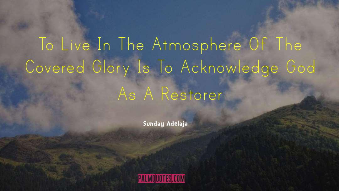 Sunday Adelaja Quotes: To Live In The Atmosphere
