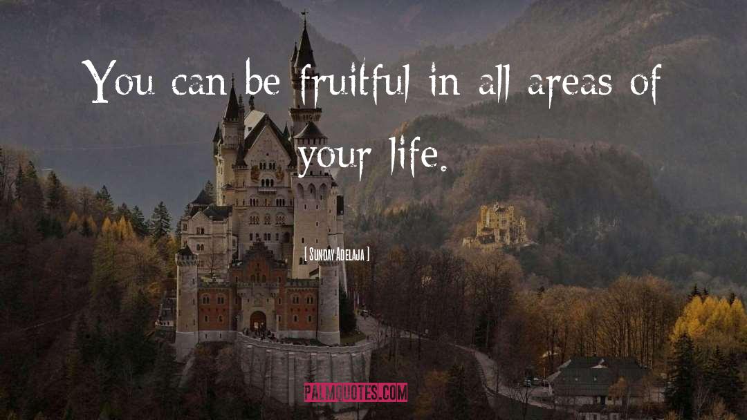 Sunday Adelaja Quotes: You can be fruitful in