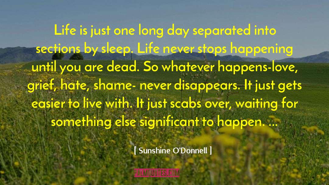 Sunshine O'Donnell Quotes: Life is just one long