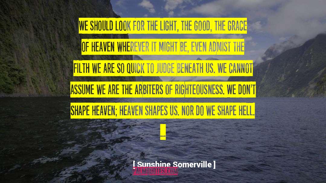 Sunshine Somerville Quotes: We should look for the