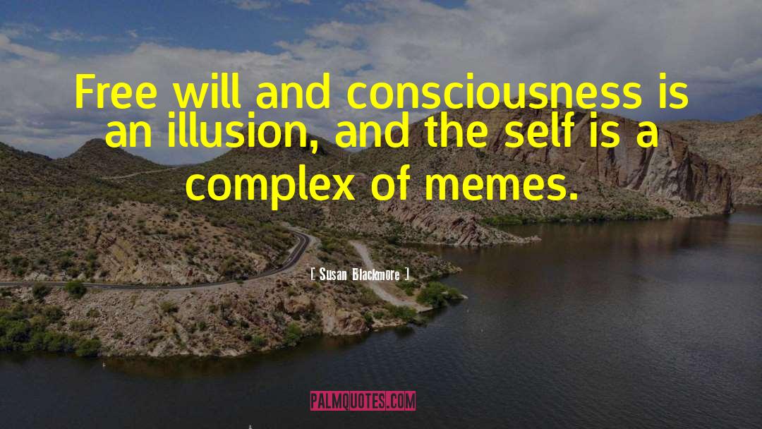 Susan Blackmore Quotes: Free will and consciousness is