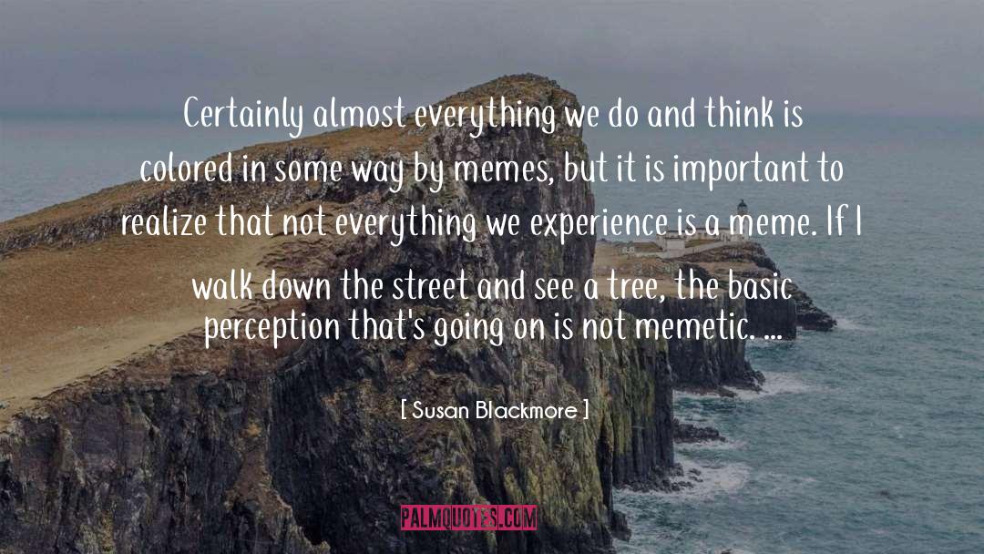 Susan Blackmore Quotes: Certainly almost everything we do