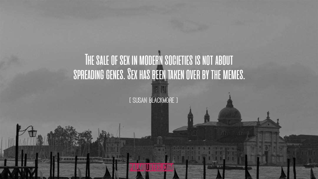 Susan Blackmore Quotes: The sale of sex in