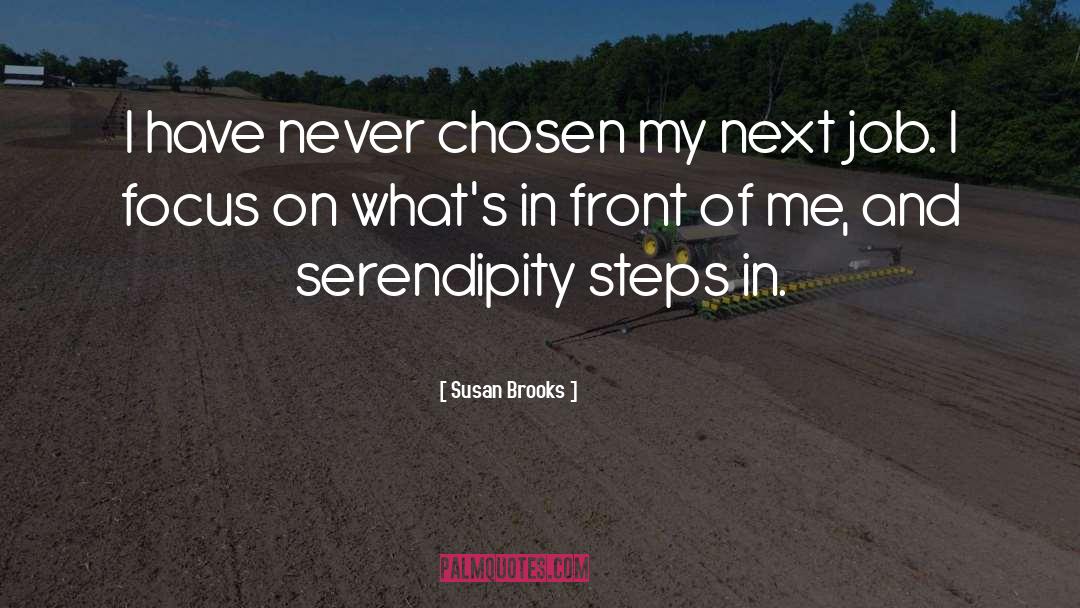 Susan Brooks Quotes: I have never chosen my