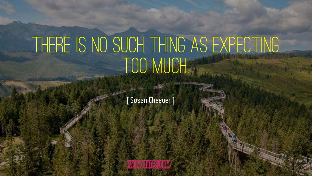 Susan Cheever Quotes: There is no such thing