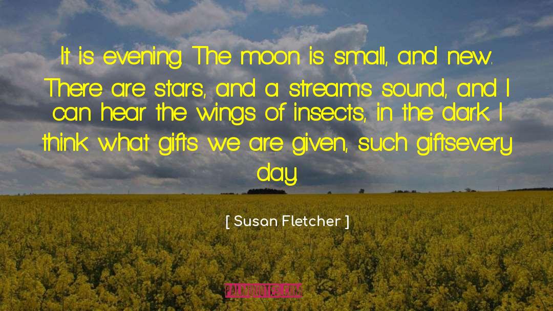 Susan Fletcher Quotes: It is evening. The moon