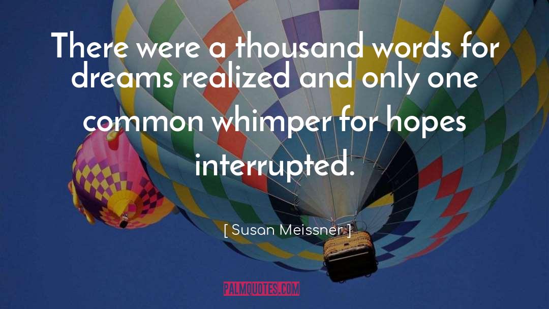 Susan Meissner Quotes: There were a thousand words