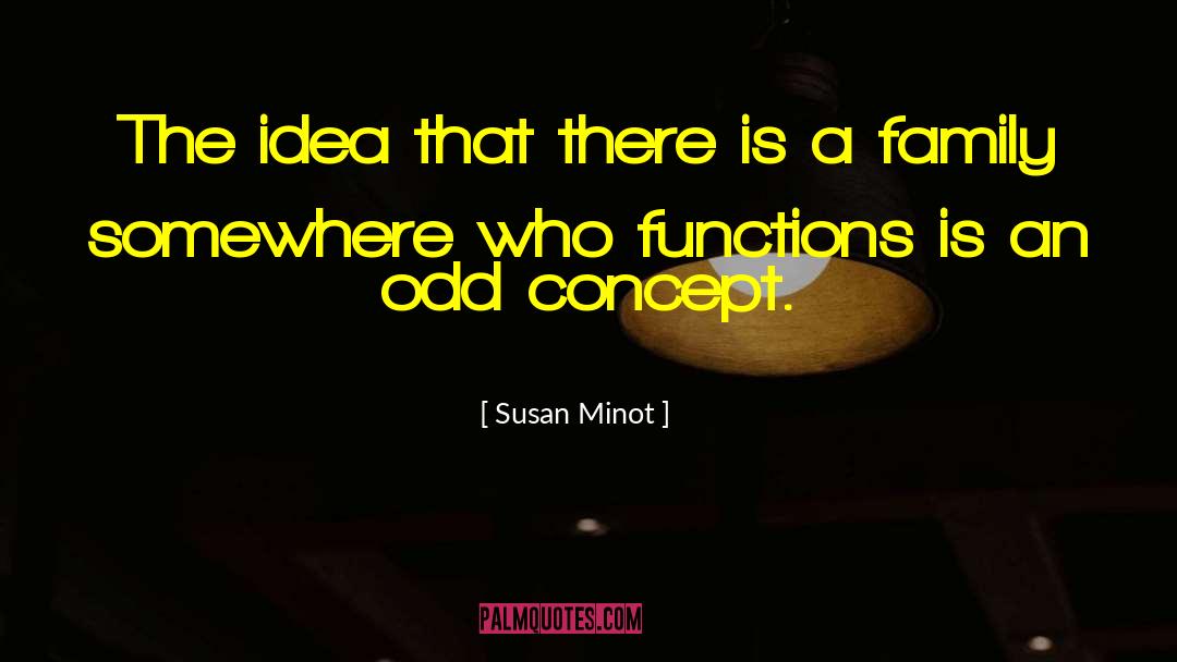 Susan Minot Quotes: The idea that there is