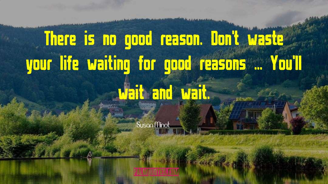 Susan Minot Quotes: There is no good reason.