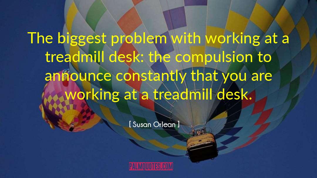 Susan Orlean Quotes: The biggest problem with working
