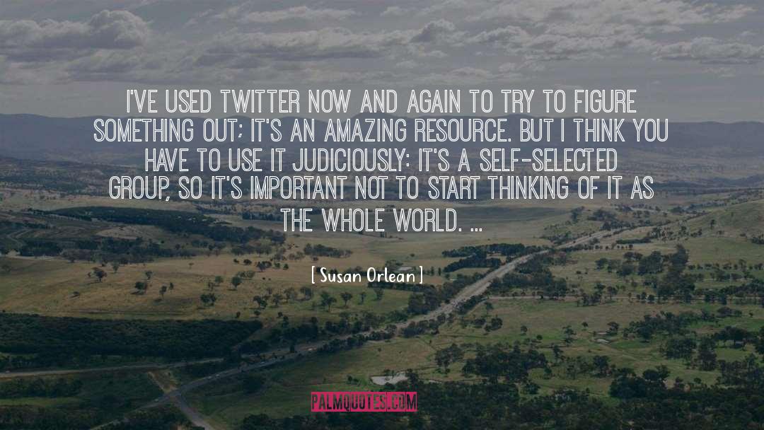 Susan Orlean Quotes: I've used Twitter now and