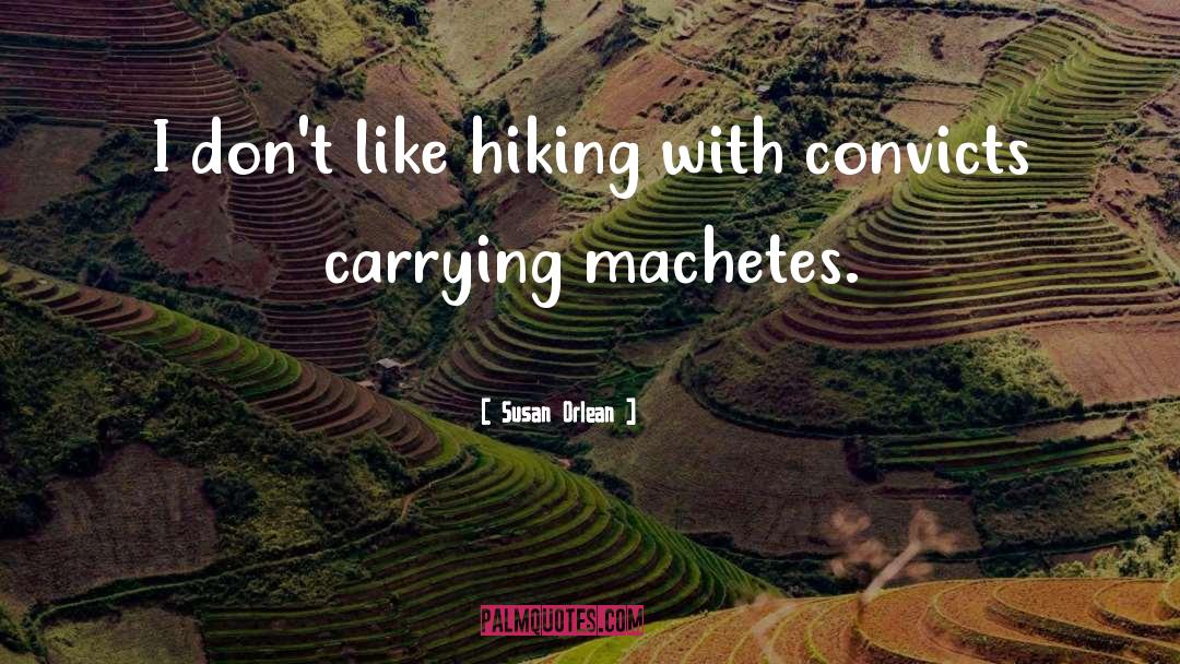 Susan Orlean Quotes: I don't like hiking with