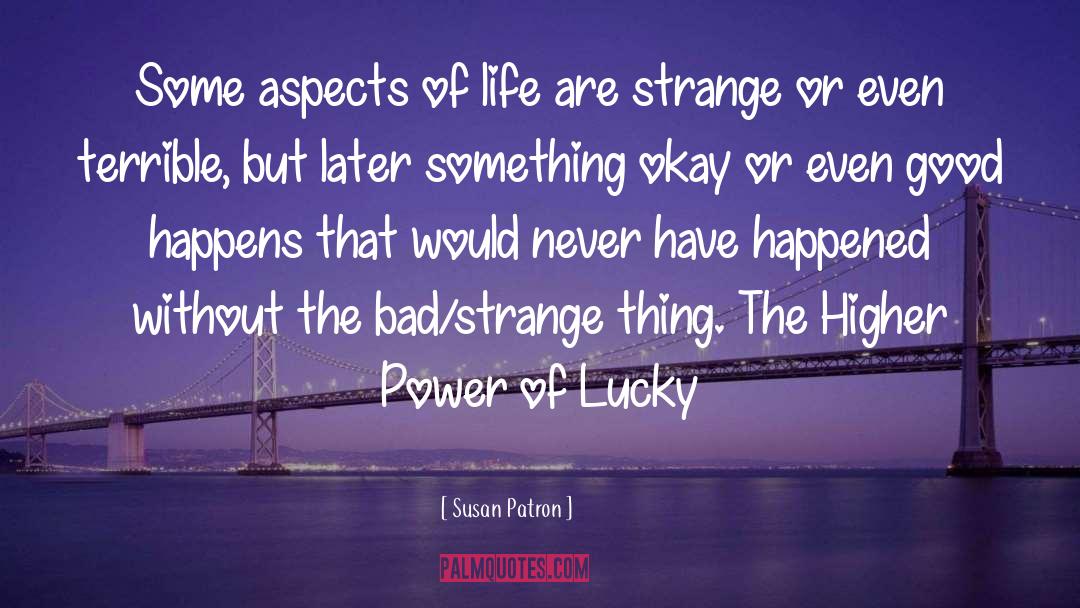 Susan Patron Quotes: Some aspects of life are