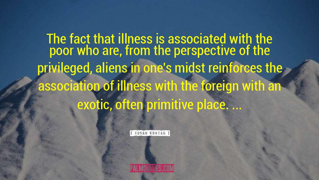 Susan Sontag Quotes: The fact that illness is