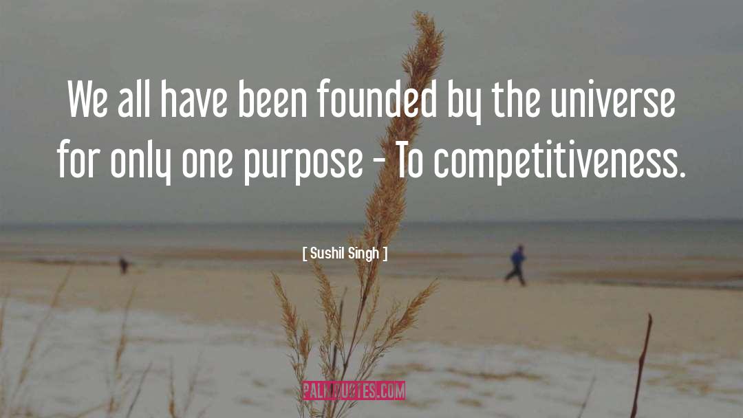 Sushil Singh Quotes: We all have been founded