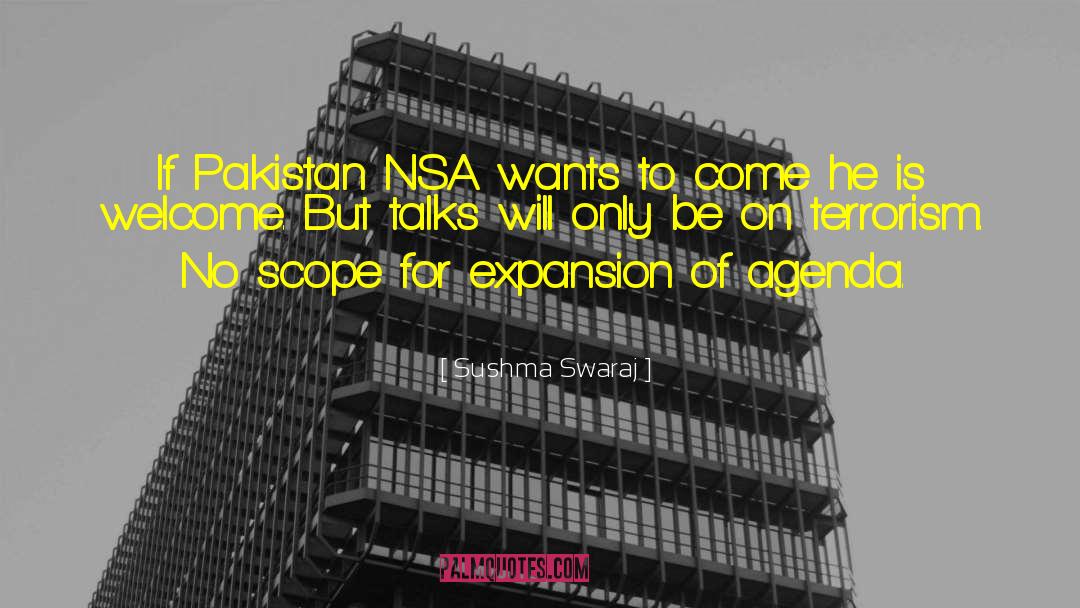 Sushma Swaraj Quotes: If Pakistan NSA wants to