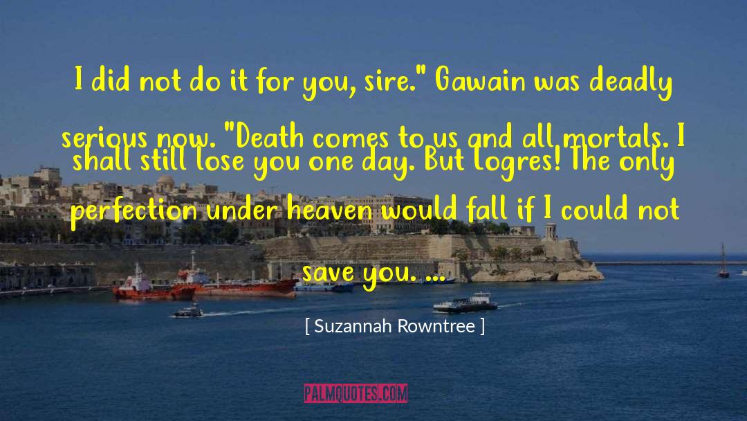 Suzannah Rowntree Quotes: I did not do it