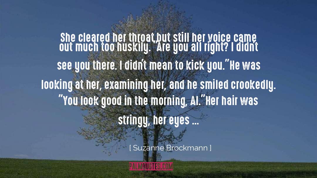 Suzanne Brockmann Quotes: She cleared her throat but