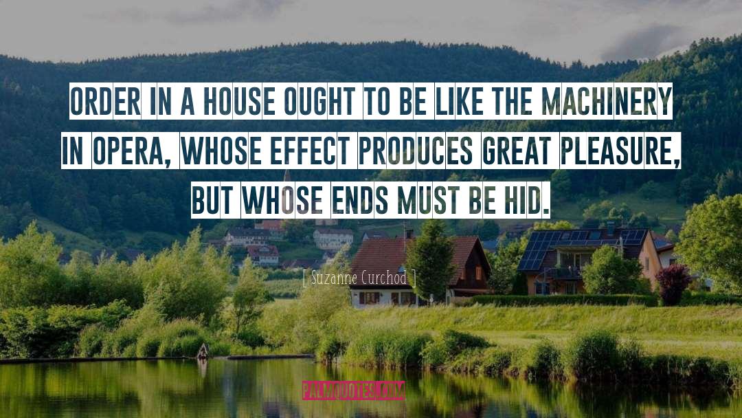 Suzanne Curchod Quotes: Order in a house ought