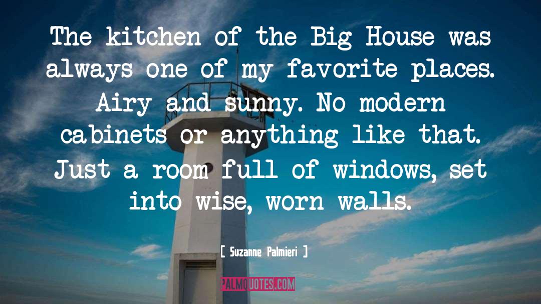 Suzanne Palmieri Quotes: The kitchen of the Big