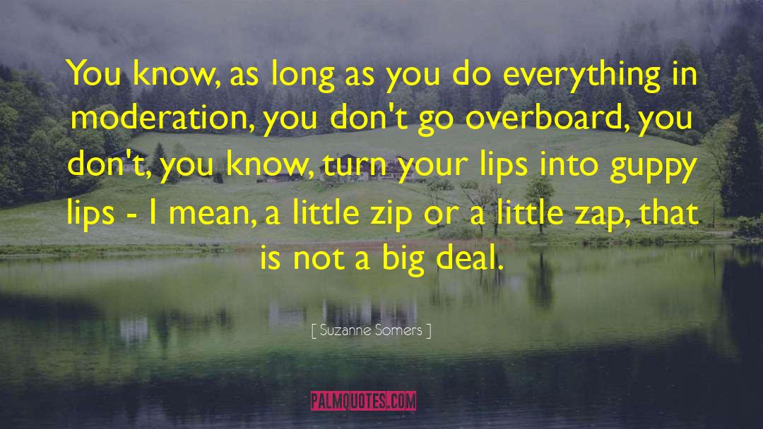 Suzanne Somers Quotes: You know, as long as