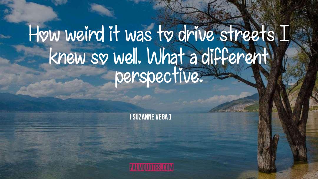 Suzanne Vega Quotes: How weird it was to