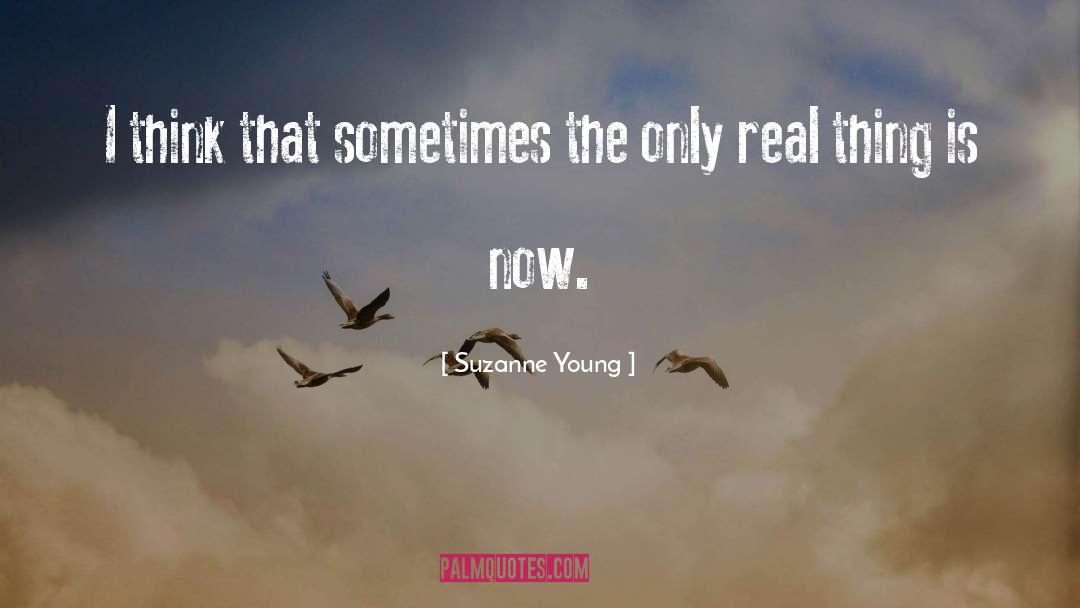 Suzanne Young Quotes: I think that sometimes the