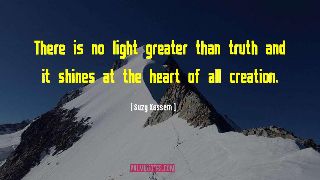 Suzy Kassem Quotes: There is no light greater