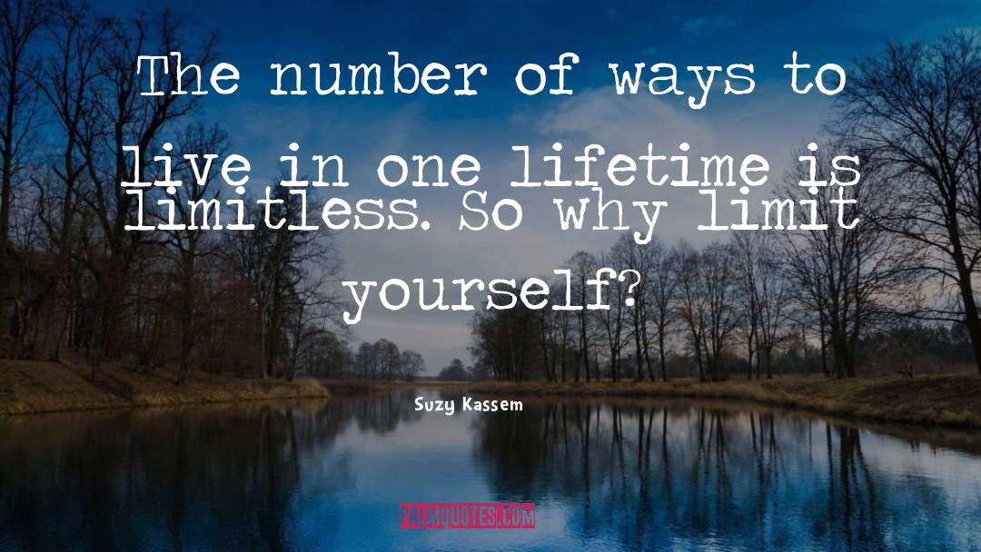 Suzy Kassem Quotes: The number of ways to