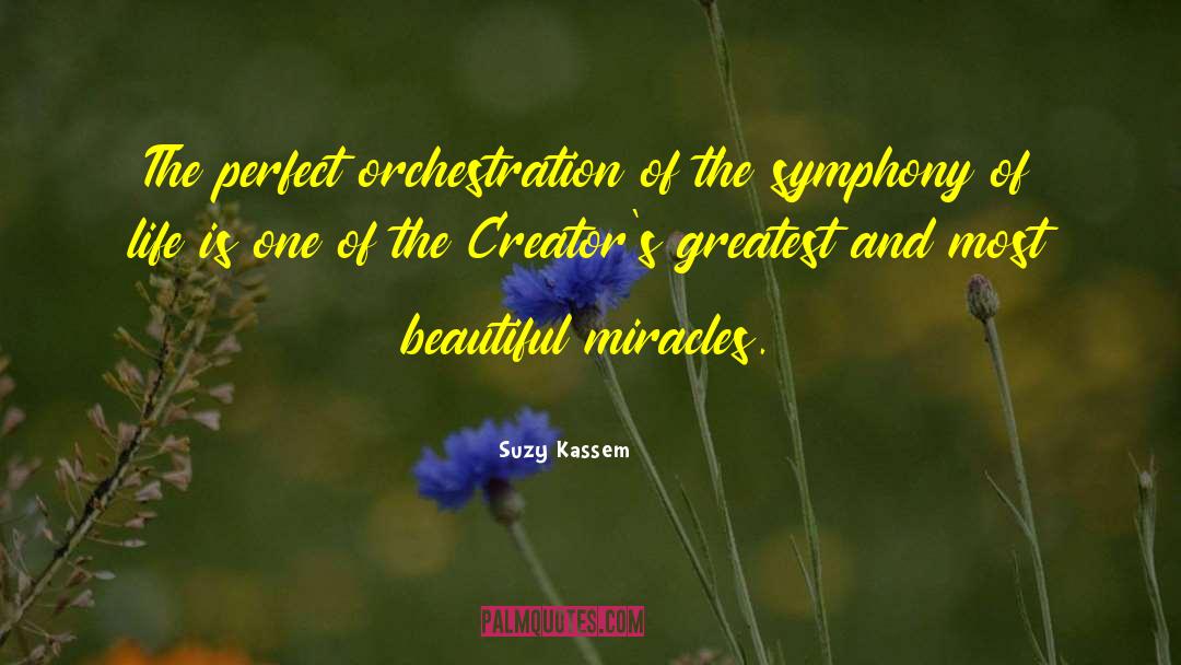 Suzy Kassem Quotes: The perfect orchestration of the