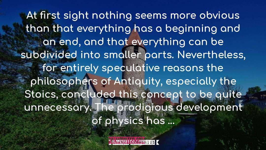 Svante Arrhenius Quotes: At first sight nothing seems