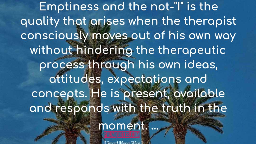 Swami Dhyan Giten Quotes: Emptiness and the not-