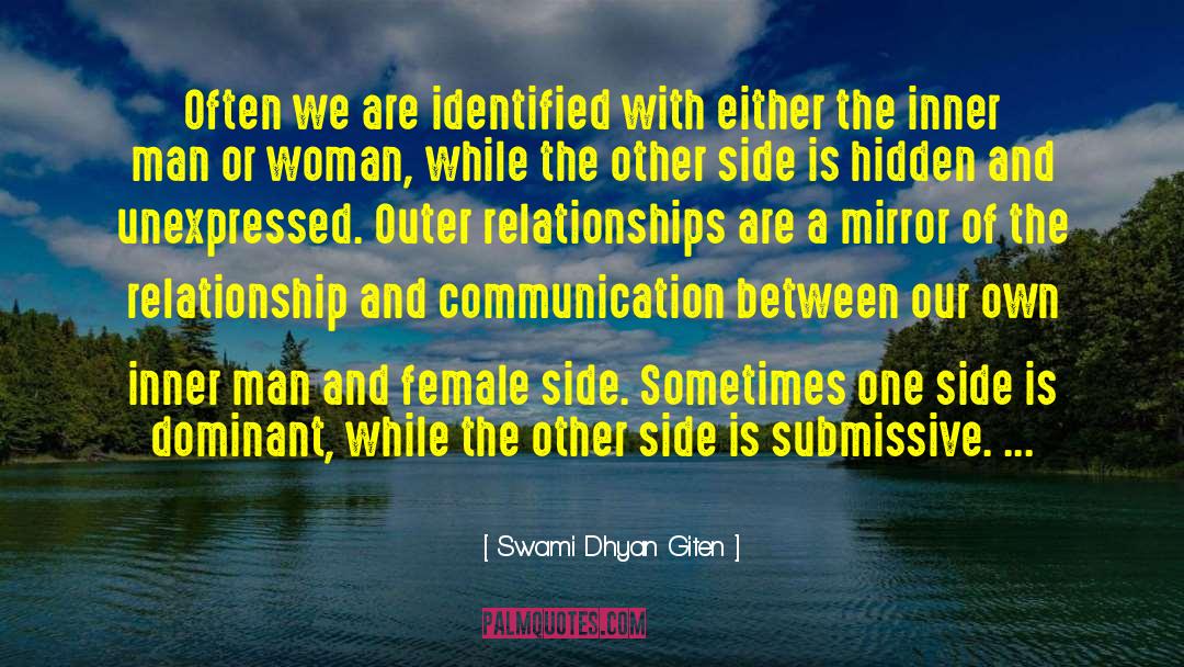Swami Dhyan Giten Quotes: Often we are identified with