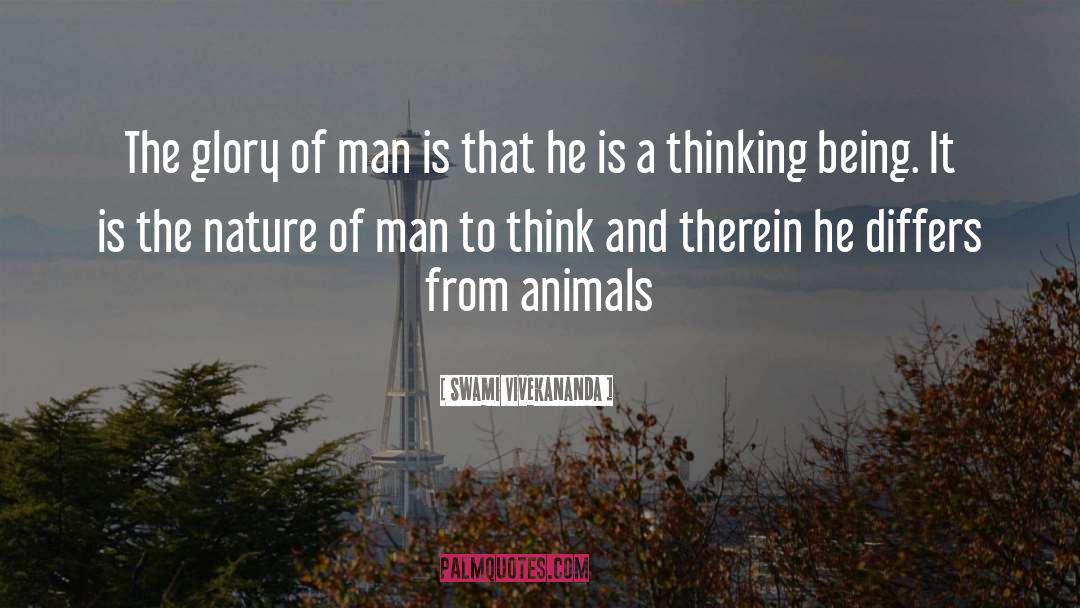 Swami Vivekananda Quotes: The glory of man is