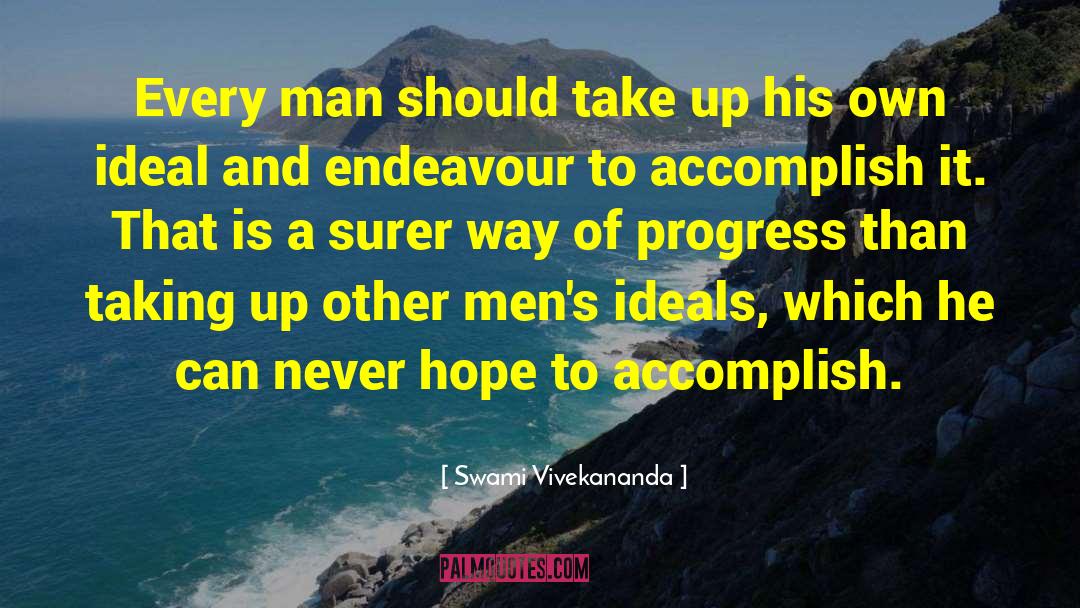 Swami Vivekananda Quotes: Every man should take up