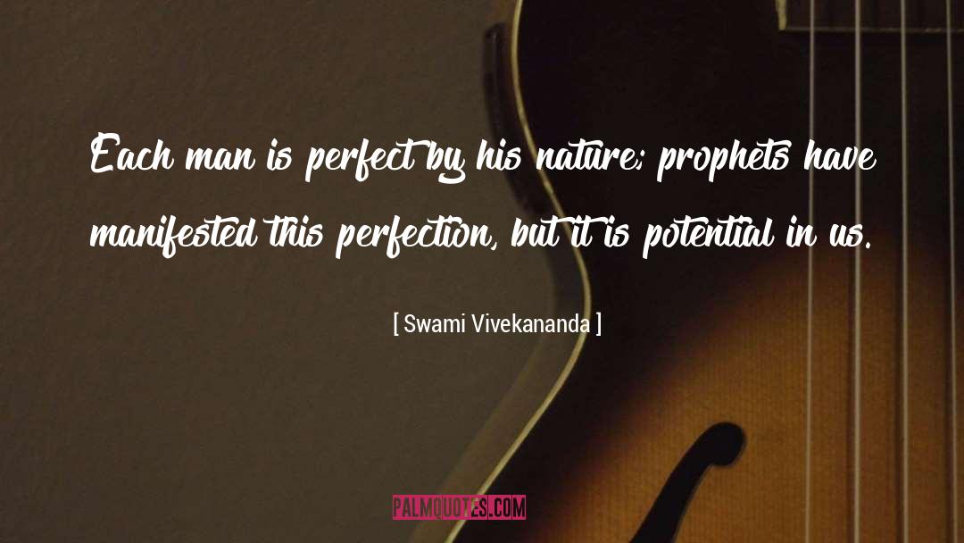 Swami Vivekananda Quotes: Each man is perfect by