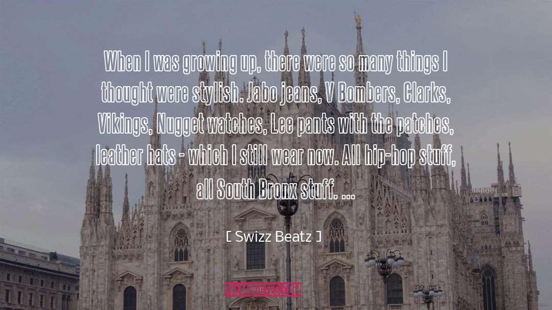 Swizz Beatz Quotes: When I was growing up,