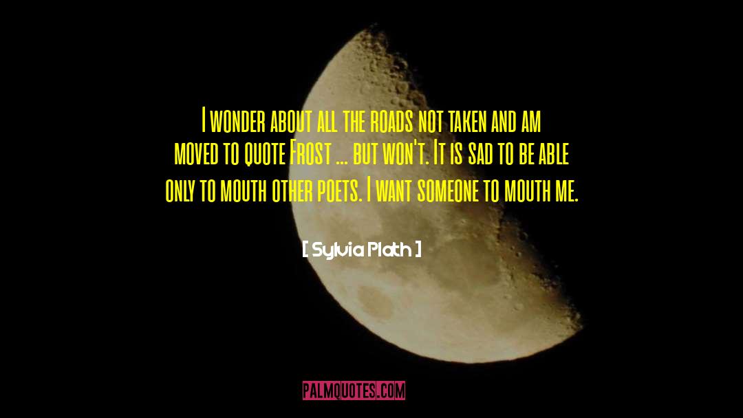 Sylvia Plath Quotes: I wonder about all the