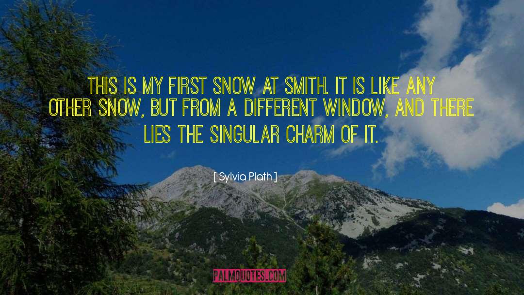 Sylvia Plath Quotes: This is my first snow
