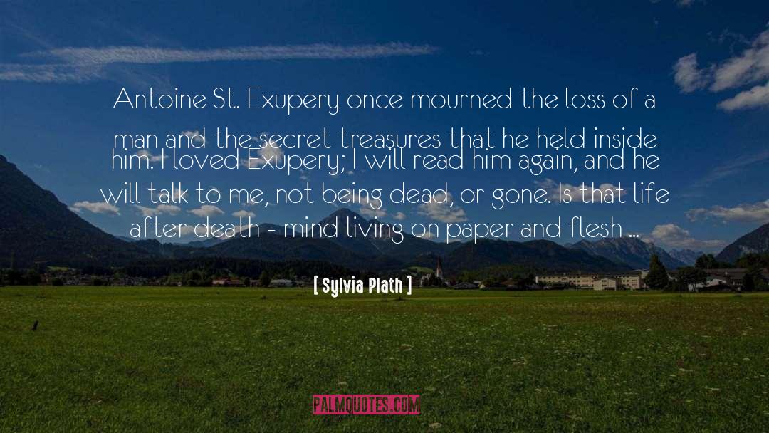 Sylvia Plath Quotes: Antoine St. Exupery once mourned