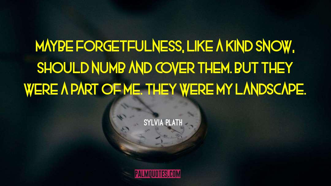 Sylvia Plath Quotes: Maybe forgetfulness, like a kind