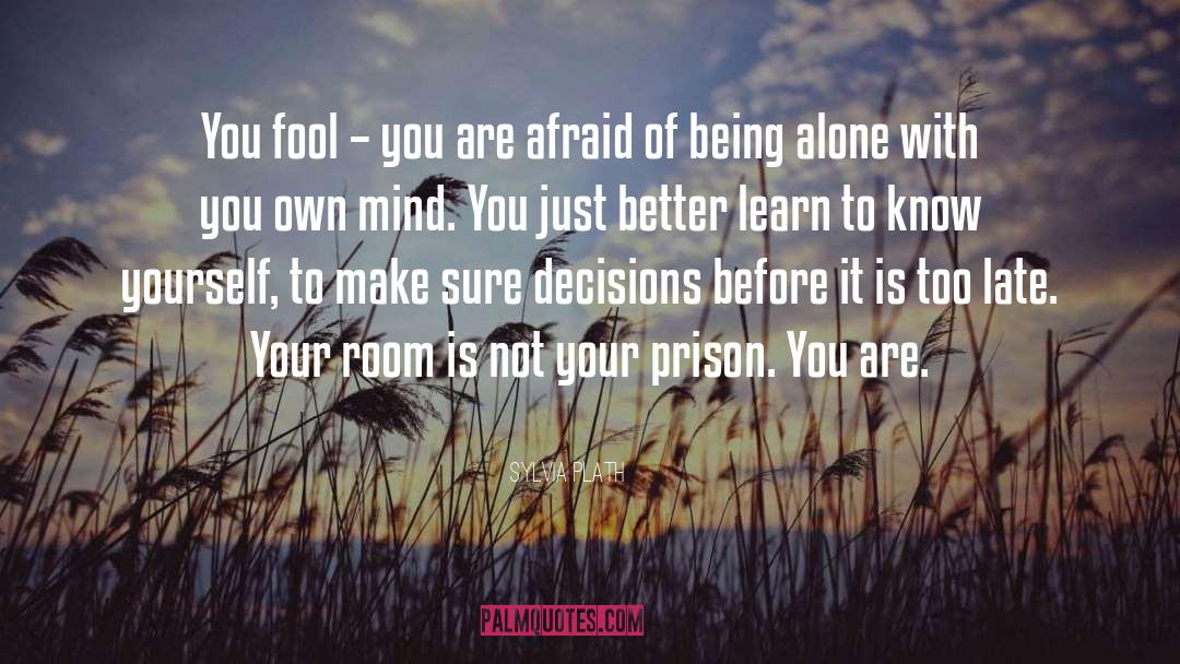 Sylvia Plath Quotes: You fool – you are
