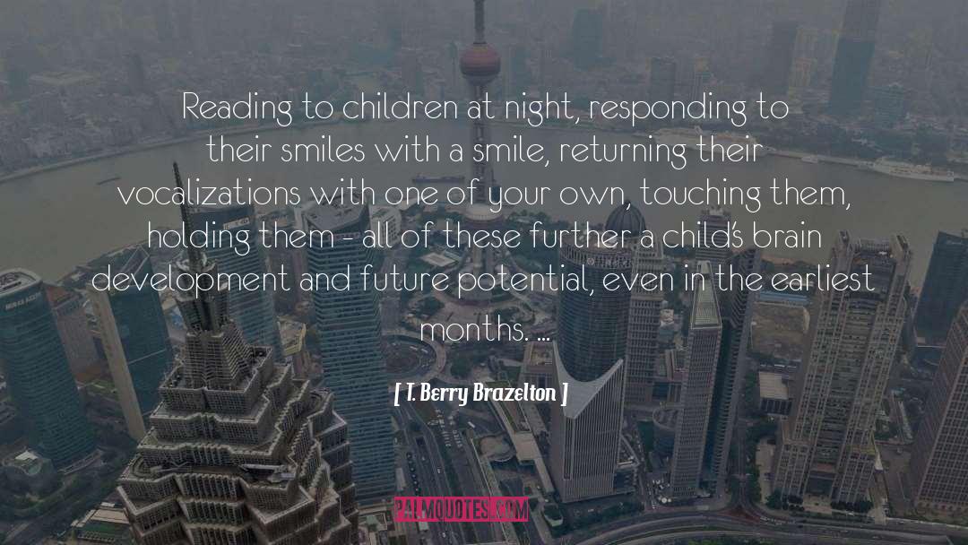 T. Berry Brazelton Quotes: Reading to children at night,