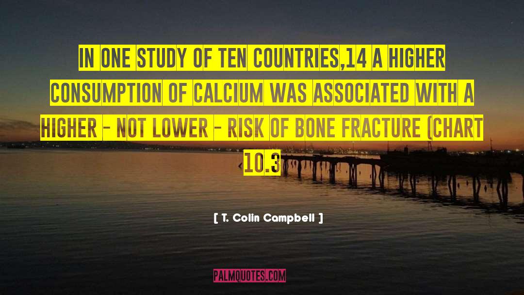 T. Colin Campbell Quotes: In one study of ten